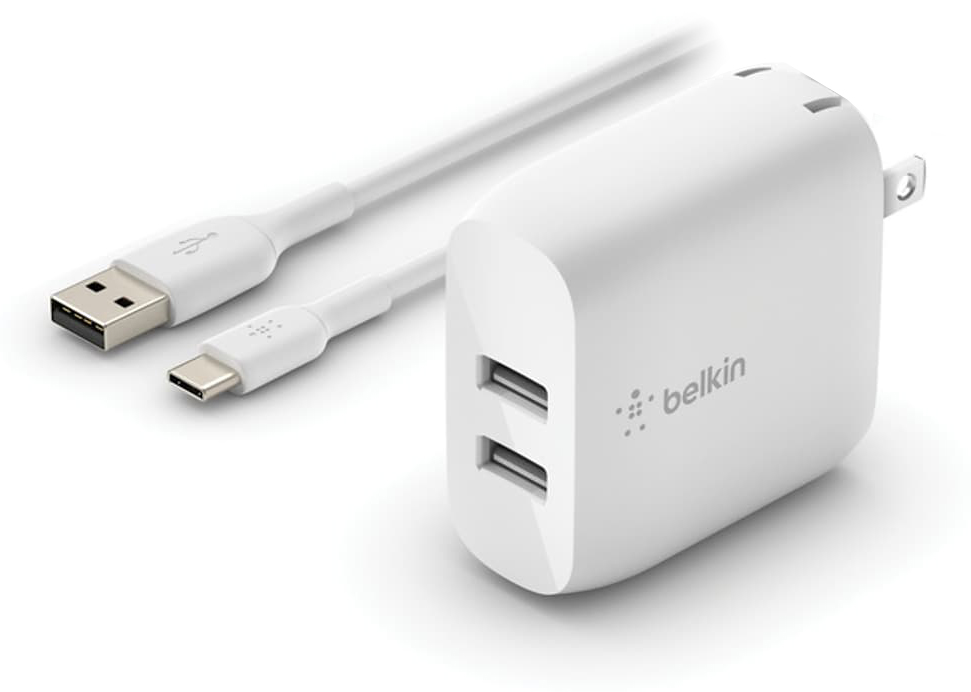Boost↑Charge USB-C Dual Wall Charger